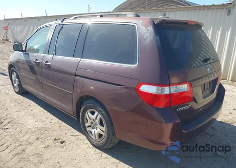 2007 Honda Odyssey Ex-L from USA, damaged, VIN 5FNRL38717B093723